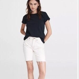 Maya High-Rise Walking Short - Ecru